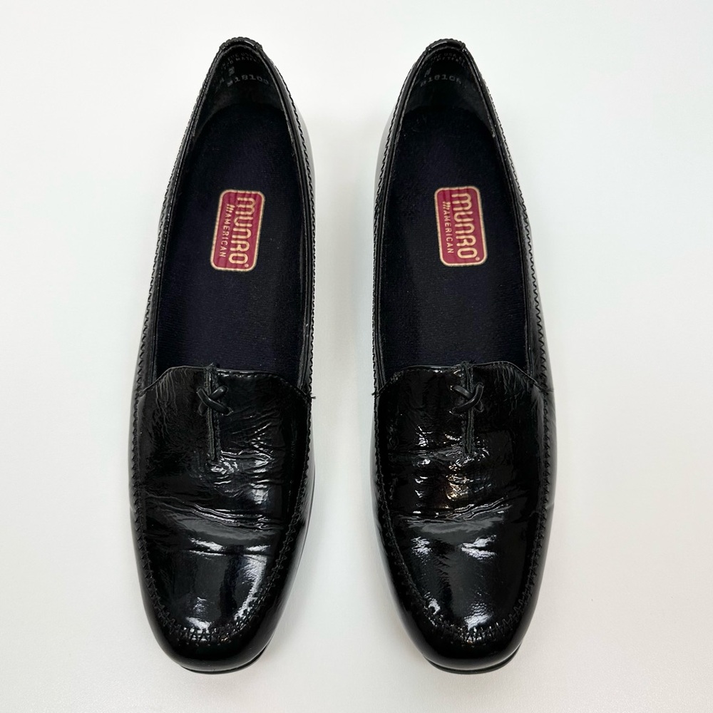 Munro Patent Leather Slip-On Loafers - Picture 3 of 15